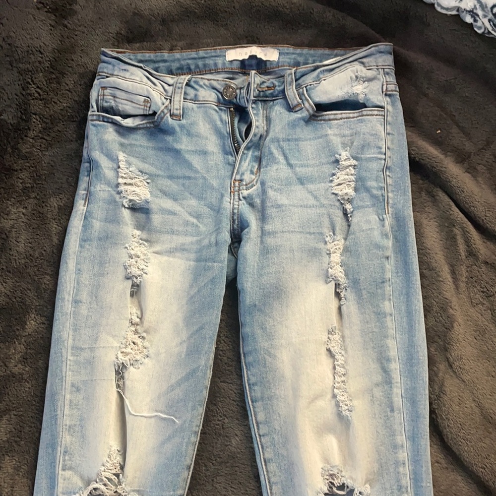 Jeans size 24 light wash blue from nature